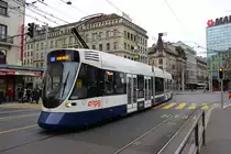 Bald auch in St. Gallen zu sehen - Stadler Tango - hier ist der TPG Tango 1802 beim Gare-Cornavin unterwegs. 01.02.0214