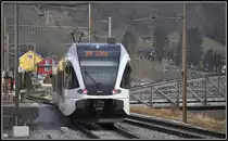 S2 23240 nach St.Gallen mit 526 793-5 verlässt Au SG. (04.02.2014)