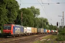SBB Cargo 482 022-1 am 11.6.13 mit einem KLV nach Duisburg-Rheinhausen in Ratingen-Lintorf.