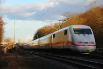 401 010-4  Gelsenkirchen  bei Michelau am 09.02.2014.