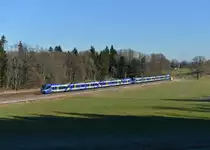 430 007 als M nach München am 30.12.2013 bei Übersee.