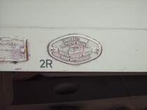 Das Zeichen das an jedem ex DR Dostos Wagen ist. Dies dr�ckt aus das diese Wagen in Wittenberge von der DB AG umgebaut worden sind.