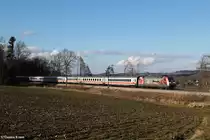 101 110 mit EC 115 am 20.02.2014 bei Aßling.