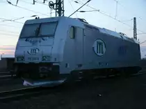 ITL 185 562,am 25.Februar 2014,blieb bis zum Abend in Mukran.