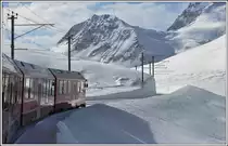 R1621 am Ende des Lago Bianco. (21.02.2014)