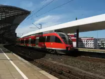 644 047 unterwegs am 27.6.11 als RB 25. Hier beim Zwischenstopp in Köln Hbf.