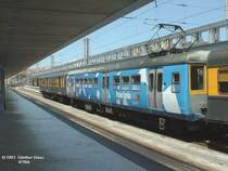 Gleichstrom-Triebzug BR 3100 am 07.05.2003 in Lissabon Cais do Sodre.