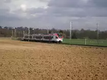 VIAS Flirt (BR 428) als SE10 nach Koblenz am 27.02.14 bei Walluf 