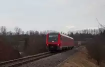 Am 4.3.14 war 611 040 als IRE3259 auf der Zollernalbbahn unterwegs.
Aufgenommen wurde der Zug hier bei Hechingen Stetten. 