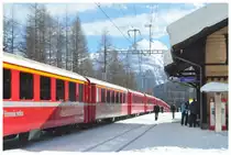 Einige Schnellzüge halten auch in Spinas.(22.02.2014)