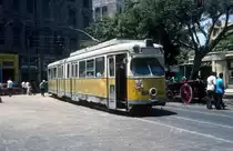 Alexandria ATA SL 8 (Düwag-GT6 854, ex-Københavns Sporveje 854) Rue Abi el Dardaa am 24. Juni 1977.