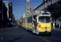 Alexandria ATA SL 6 (DÜWAG-GT6 866, ex-Københavns Sporveje 866) El Awal am 23. Juni 1977.