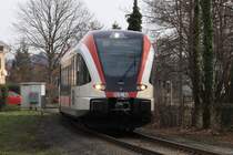 5063.05 am 15.03.2014 mit Zug 4363 nach der Ausfahrt aus dem Bahnhof Deutschlandsberg.