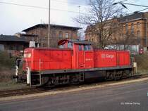 290 025 wartet im Rangierbahnhof Dresden-Friedrichstadt auf den n�chsten Einsatz (08.04.03)
