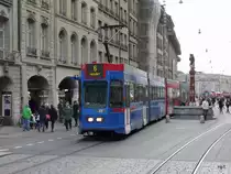 RBS / Bern mobil - Be 4/10 88 unterwegs auf der Linie 6 in der Stadt Bern am 01.03.2014
