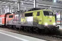 Die ADAC 111 024-6 mit RB nach Nürnberg in München HBF am 12.03.2014