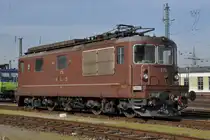 Re 425 der BLS mit der Betriebsnummer 175 am Badischen Bahnhof in Basel. Die Aufnahme stammt vom 11.03.2014.