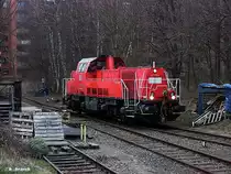 261 028-5 war am rangieren beim bhf glinde am 18.03.14