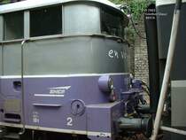 Der Rest der Werbelok, alles bekam ich nicht auf's Bild, der Bahnsteig war zu schmal!