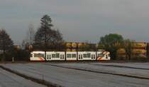 Unbekannte Straßenbahn der RNV auf der Linie 4 zwischen den Haltestellen Fußgönheim und Maxdorf-Süd.

Fußgönheim, der 29.03.2014