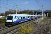 Durch die aufgelassene Haltestelle Spielberg, fährt 1116 251  SKI AUSTRIA  mit dem railjet 535 von Wien Meidling nach Villach. Am 22.6. findet in Spielberg wieder ein Formel 1 Grand Prix statt ... http://www.projekt-spielberg.at/der-grosse-preis-von-oesterreich/
29.3.2014