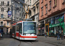 Tw. 1814, ulica Masarykova/ Haltestelle hlavni nadrazi.(29.03.2014)