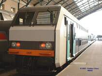 Doppelstock-Steuerwagen am 11.05.2003 im Bahnhof Le Havre.