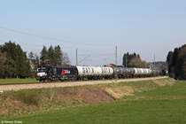 193 872 mit Kesselzug am 29.03.2014 bei Rückstetten.