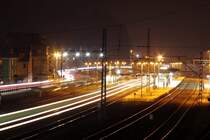 ICE 919 alias 401  Lichtenfels  durchfährt am 28.03.2014 den Bahnhof Kronach in Richtung Lichtenfels. 