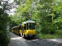 Berlin BVG SL 62 (KT4D 6080) Mahlsdorf Süd am 24. Juli 2012.