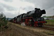 41 1150-6 u.41 1144-9 als Fotogüterzug im Bhf. von Walldorf/Werra am 10.04.14.