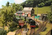 BR 92 im Bhf Waldaue
Anlage  Von Birkenthal nach Waldaue, Spur TT
Datum:22.01.2014