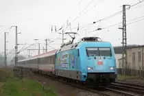 101 102-2 zieht am 06.04.2014 den EC173 durch Cossebaude