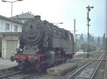 Wohl schon l�ngst verschrottet.95 0037-2 in Saalfeld 1981 (Archiv P.Walter)
