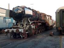 Baureihe 50 mit Kabinentender, wird aufgearbitet, BW Lichtenfels, in privat Besitz