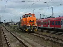 Am 13.04.2014 kam die Nortrail G6 (650 116)Lz aus Richtung Berlin durch Stendal und fuhr weiter in Richtung Wittenberge. 