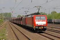 189 045-8 mit 189 039-1 in Düsseldorf-Rath 12.4.2014