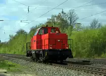 Locon 216 (214 007) auf Leerfahrt Richtung Bremen am 13.04.14 in Vehrte.