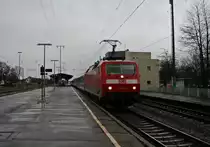 120 106-0 120 141-7 als EC 9 (Ersatzzug) nach Basel SBB/Z�rich HB am Nachmittag des 28.02.14 in M�llheim (Baden).
