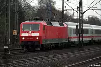 120 141-7 fuhr mit einen IC am 26.03.14 zum bhf hh-harburg