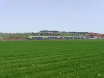 BLS - Regio Bern - Biel unterwegs bei Schüpfen am 30.03.2014