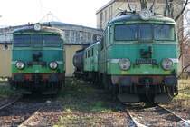 EU06-05 u EU06-14 in Bahnbetriebswerke Krakow Prokocim am 25.11.2006