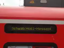 ZZA an einer Regionalbahn Backnang-Schwäbisch Hall-Hessental. Aufgenommen in Backnang, Sommer 2013.