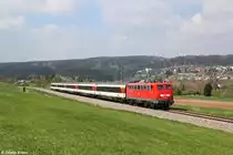 115 198 mit IC 280 am 13.04.2014 bei Möhringen.