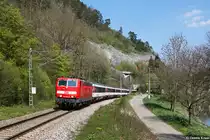 181 204 mit IC 187 am 13.04.2014 bei Sulz.