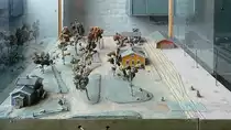 Modell des ursprünglichen Zustands des Bahnhofs Hyvinkää um 1862 im Finnischen Eisenbahnmuseum in Hyvinkää, 14.4.13 
