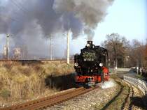 99 1761-8 am 02.12.06 unterwegs von Freital- Hainsberg in Richtung Co�mannsdorf.
