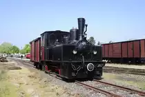 Lok 46 bei der Selfkantbahn in Schierwaldenrath am 20.4.2014.
Hergestellt bei der  Elsassische Maschinenbau Gesellschaft Nr. 4805