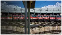 1142 615, 1142 575, 1142 567, 1142 631, 1142 613 spiegeln sich auf der Drehscheibe in Selzthal. 
23.6.2013