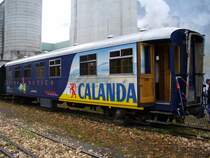 Speisewagen WR-s 3821 .. CALANDA .. STIVA RETICA .. im Festgel�nde bei Dampflokfet in Untervaz am 29.10.2006 